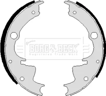 Комплект тормозных колодок BORG & BECK BBS6021