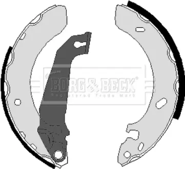 Комплект тормозных колодок BORG & BECK BBS6027