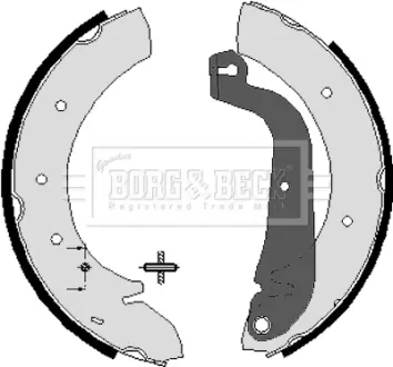 Комплект тормозных колодок BORG & BECK BBS6030