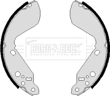 Комплект тормозных колодок BORG & BECK BBS6031