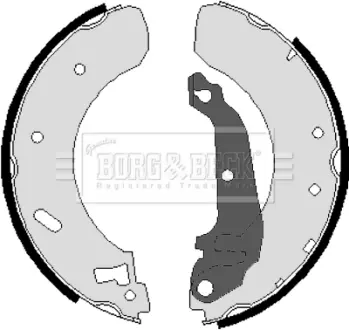 Комплект тормозных колодок BORG & BECK BBS6032