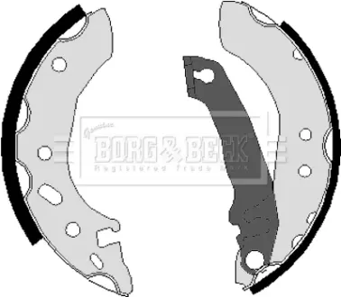 Комплект тормозных колодок BORG & BECK BBS6036
