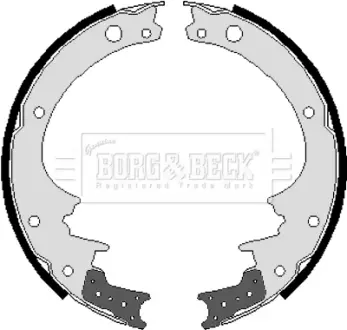 Комплект тормозных колодок BORG & BECK BBS6039