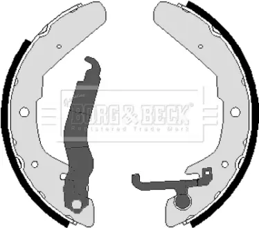 Комплект тормозных колодок BORG & BECK BBS6041