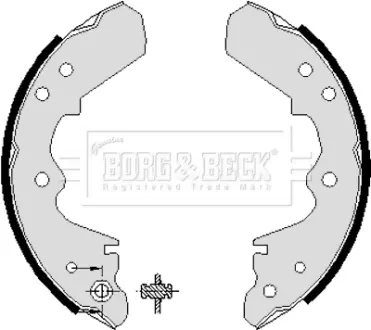 Комплект тормозных колодок BORG & BECK BBS6042
