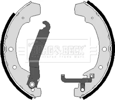 Комплект тормозных колодок BORG & BECK BBS6047