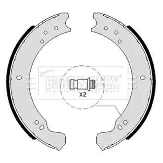 Комплект тормозных колодок BORG & BECK BBS6049