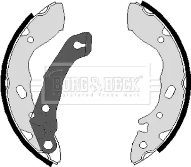 Комплект тормозных колодок BORG & BECK BBS6050