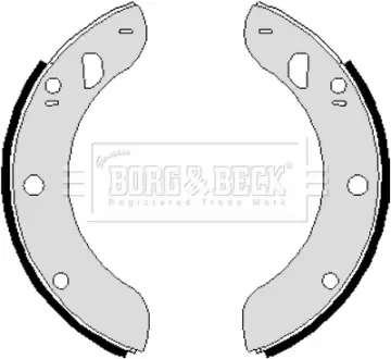 Комплект тормозных колодок BORG & BECK BBS6052