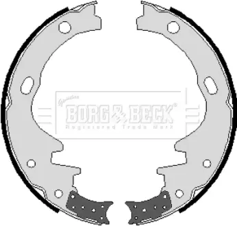 Комплект тормозных колодок BORG & BECK BBS6054