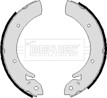 Комплект тормозных колодок BORG & BECK BBS6055