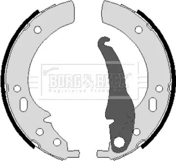 Комплект тормозных колодок BORG & BECK BBS6056