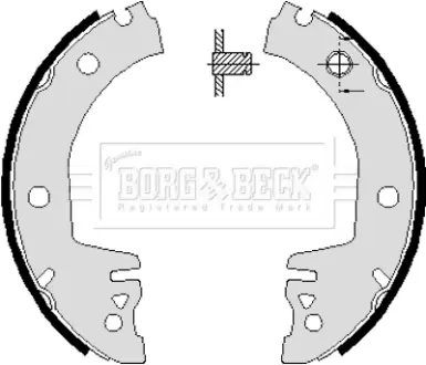 Комплект тормозных колодок BORG & BECK BBS6061
