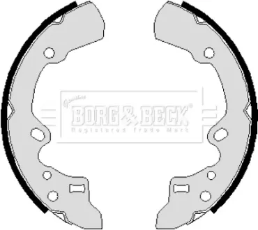 Комплект тормозных колодок BORG & BECK BBS6063