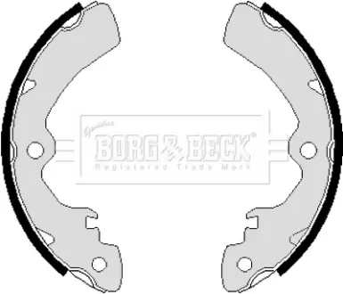 Комплект тормозных колодок BORG & BECK BBS6066