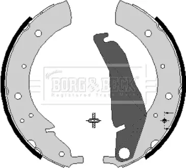 Комплект тормозных колодок BORG & BECK BBS6068