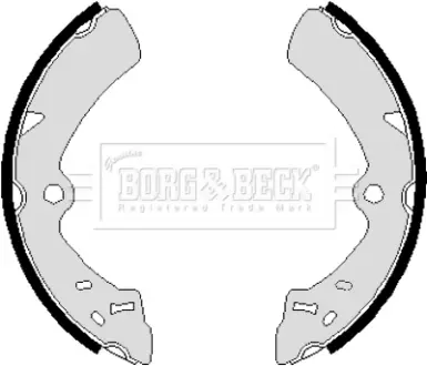 Комплект тормозных колодок BORG & BECK BBS6073