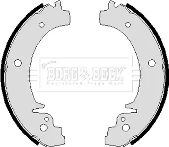 Комплект тормозных колодок BORG & BECK BBS6075
