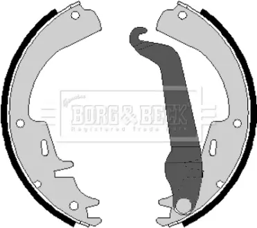 Комплект тормозных колодок BORG & BECK BBS6077