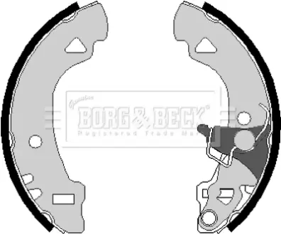 Комплект тормозных колодок BORG & BECK BBS6079