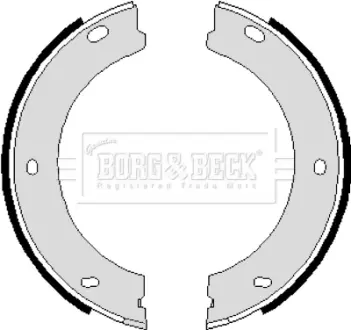 Комплект тормозных колодок BORG & BECK BBS6084
