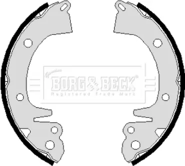 Комплект тормозных колодок BORG & BECK BBS6085