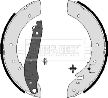 Комплект тормозных колодок BORG & BECK BBS6087