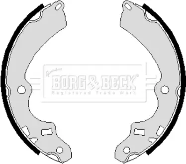 Комплект тормозных колодок BORG & BECK BBS6091