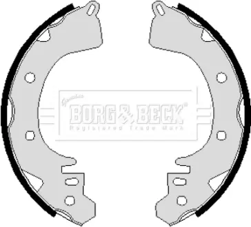 Комплект тормозных колодок BORG & BECK BBS6098