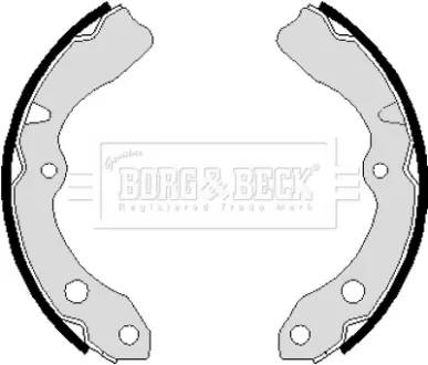Комплект тормозных колодок BORG & BECK BBS6102