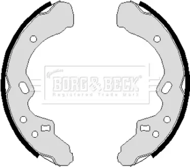 Комплект тормозных колодок BORG & BECK BBS6105