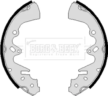 Комплект тормозных колодок BORG & BECK BBS6108