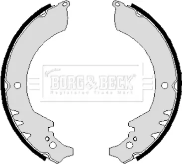 Комплект тормозных колодок BORG & BECK BBS6109
