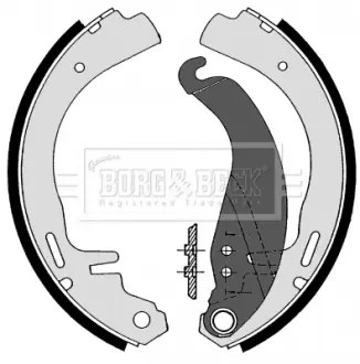 Комплект тормозных колодок BORG & BECK BBS6110