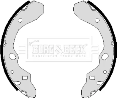 Комплект тормозных колодок BORG & BECK BBS6112