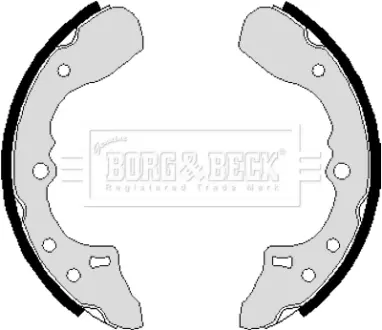 Комплект тормозных колодок BORG & BECK BBS6120