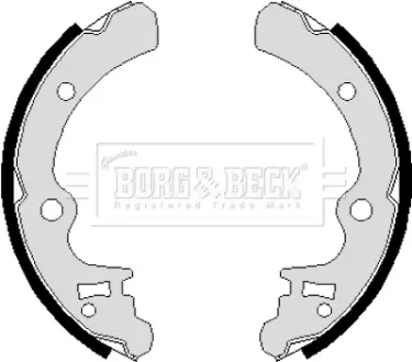Комплект тормозных колодок BORG & BECK BBS6121