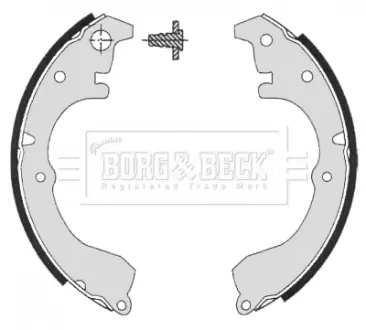 Комплект тормозных колодок BORG & BECK BBS6122