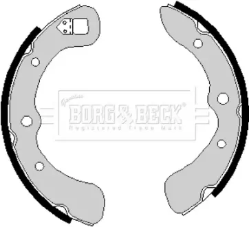 Комплект тормозных колодок BORG & BECK BBS6129