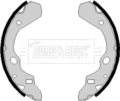 Комплект тормозных колодок BORG & BECK BBS6130