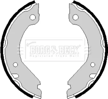 Комплект тормозных колодок BORG & BECK BBS6134
