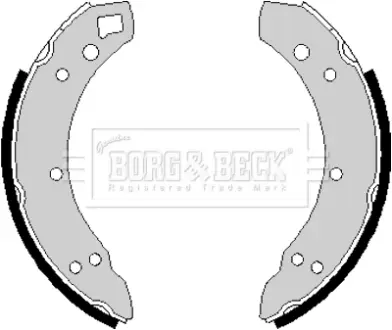 Комплект тормозных колодок BORG & BECK BBS6137