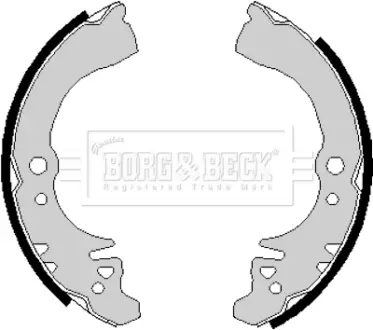 Комплект тормозных колодок BORG & BECK BBS6139