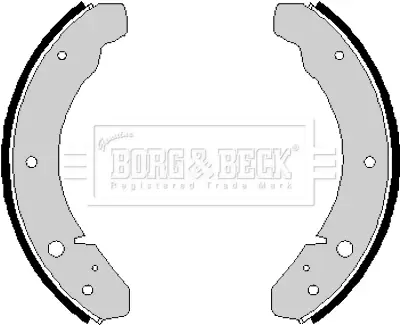 Комплект тормозных колодок BORG & BECK BBS6141