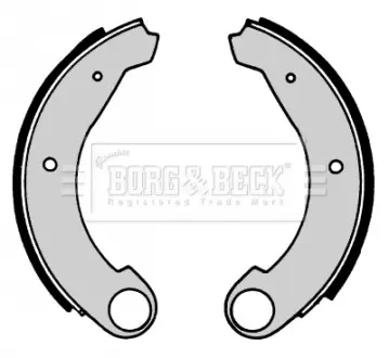 Комплект тормозных колодок BORG & BECK BBS6153