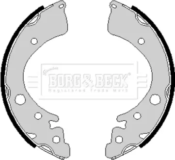 Комплект тормозных колодок BORG & BECK BBS6160