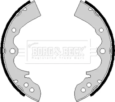 Комплект тормозных колодок BORG & BECK BBS6161