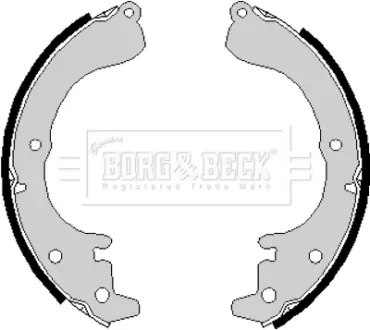 Комплект тормозных колодок BORG & BECK BBS6165