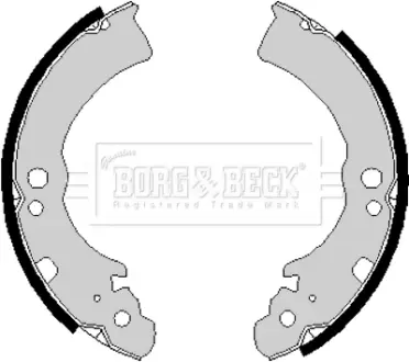 Комплект тормозных колодок BORG & BECK BBS6168