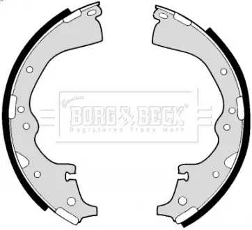 Комплект тормозных колодок BORG & BECK BBS6176